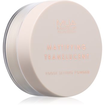 MUA Makeup Academy Matte pudra pulbere transparentă pentru un aspect mat - imagine 2